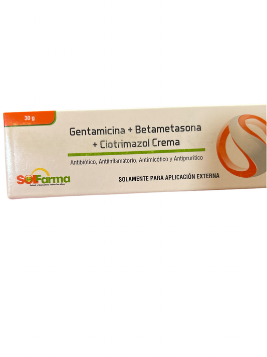 GENTAMICIMA BETAMETASONA CLOTRIMAZOL SOLFARMA