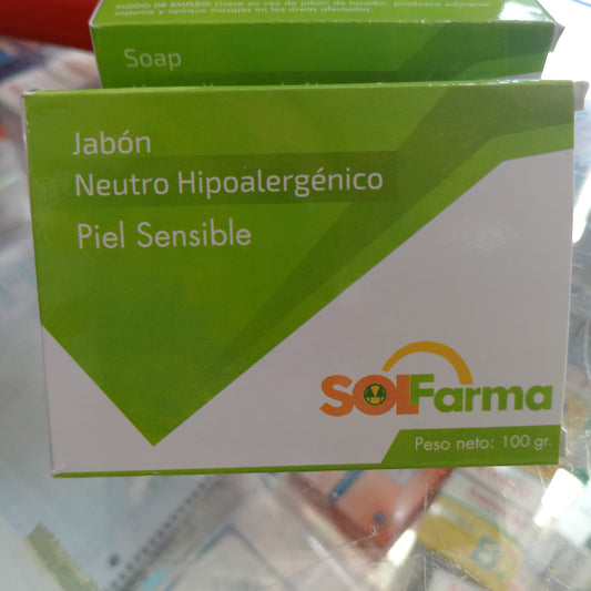 JABON NEUTRO HIPOALERGENICO SOLFARMA