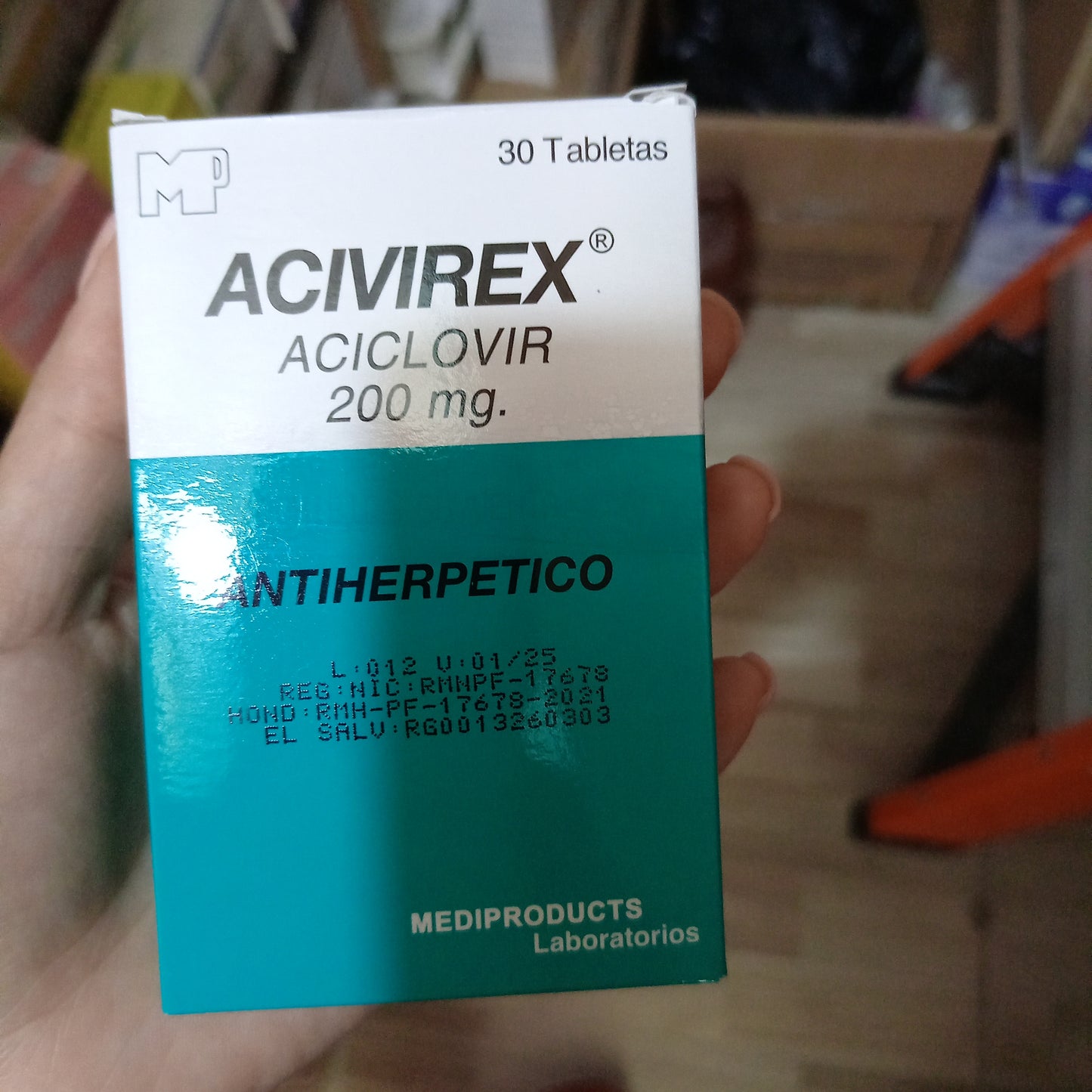 ACIVIREX 200mg TABLETA
