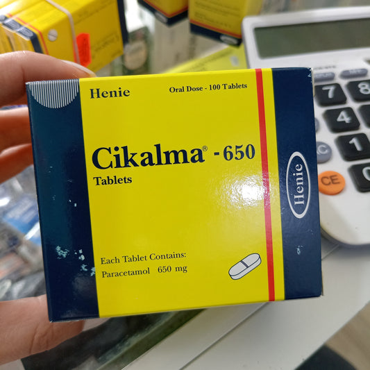 CIKALMA 650 MG X 100 TABLETAS