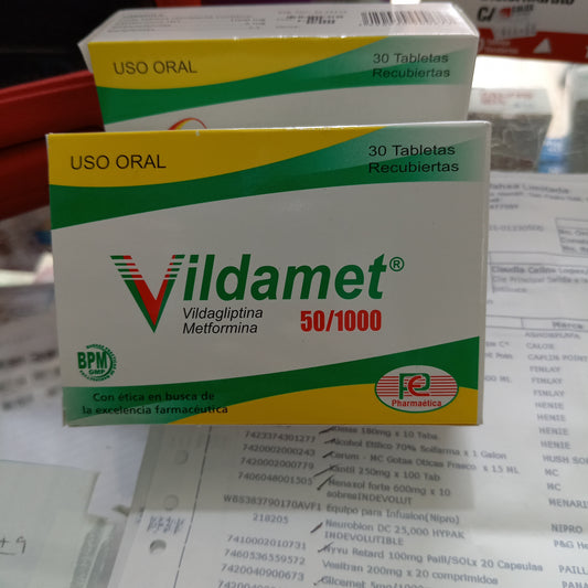 VILDAMET 50/1000MG