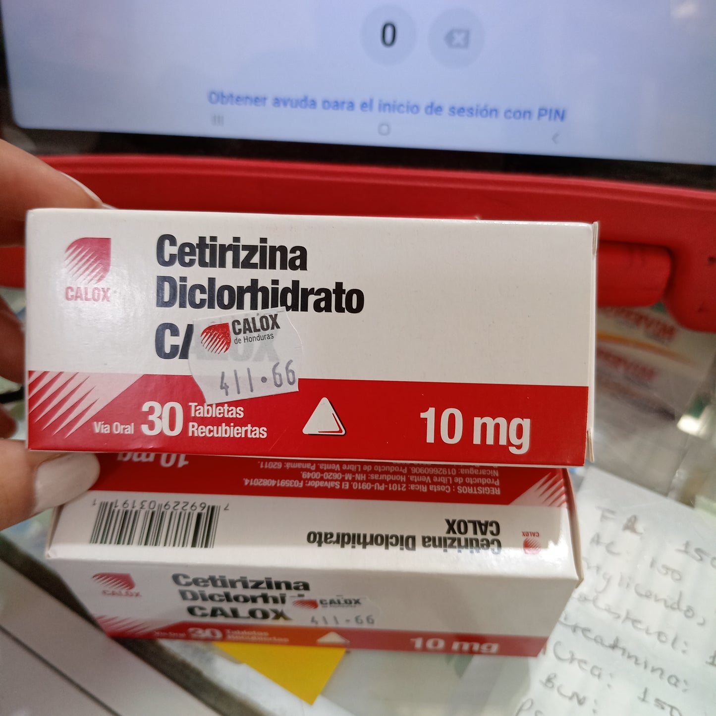 CETIRIZINA TABLETA CALOX