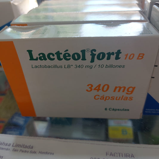 LACTEOL FORT 340 MG X 6 CAP