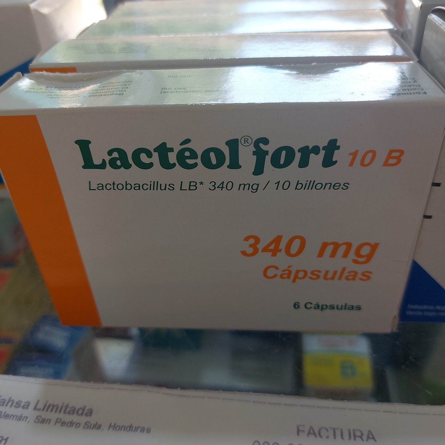 LACTEOL FORT 340 MG X 6 CAP
