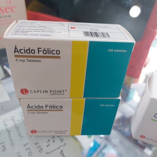 Acido folico 5mg caplin x BLISTER
