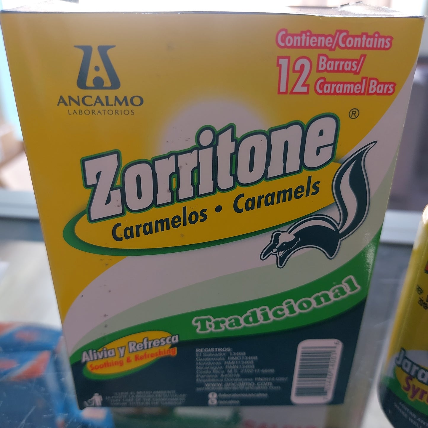 ZORRITONE CARAMELOS x 1 Barra