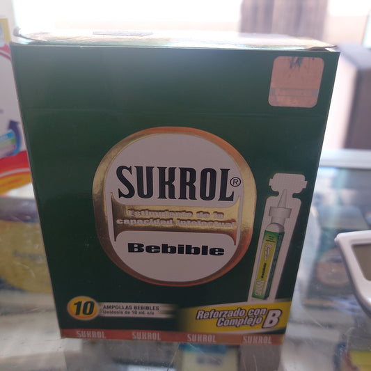 SUKROL BEBIBLE X 10 AMPOLLAS BEBIBLES ADULTO SOLFARMA