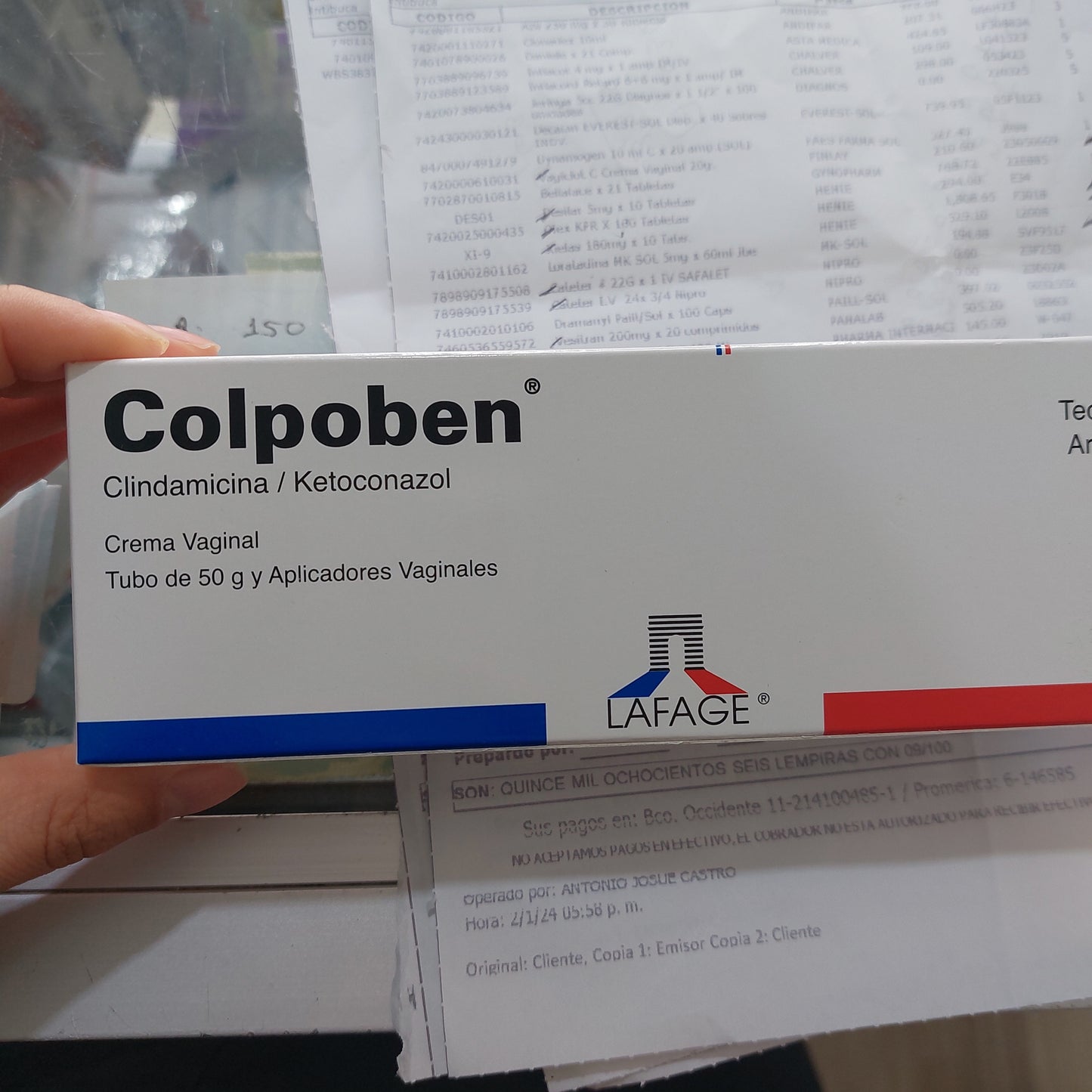 COLPOBEN CREMA VAGINAL
