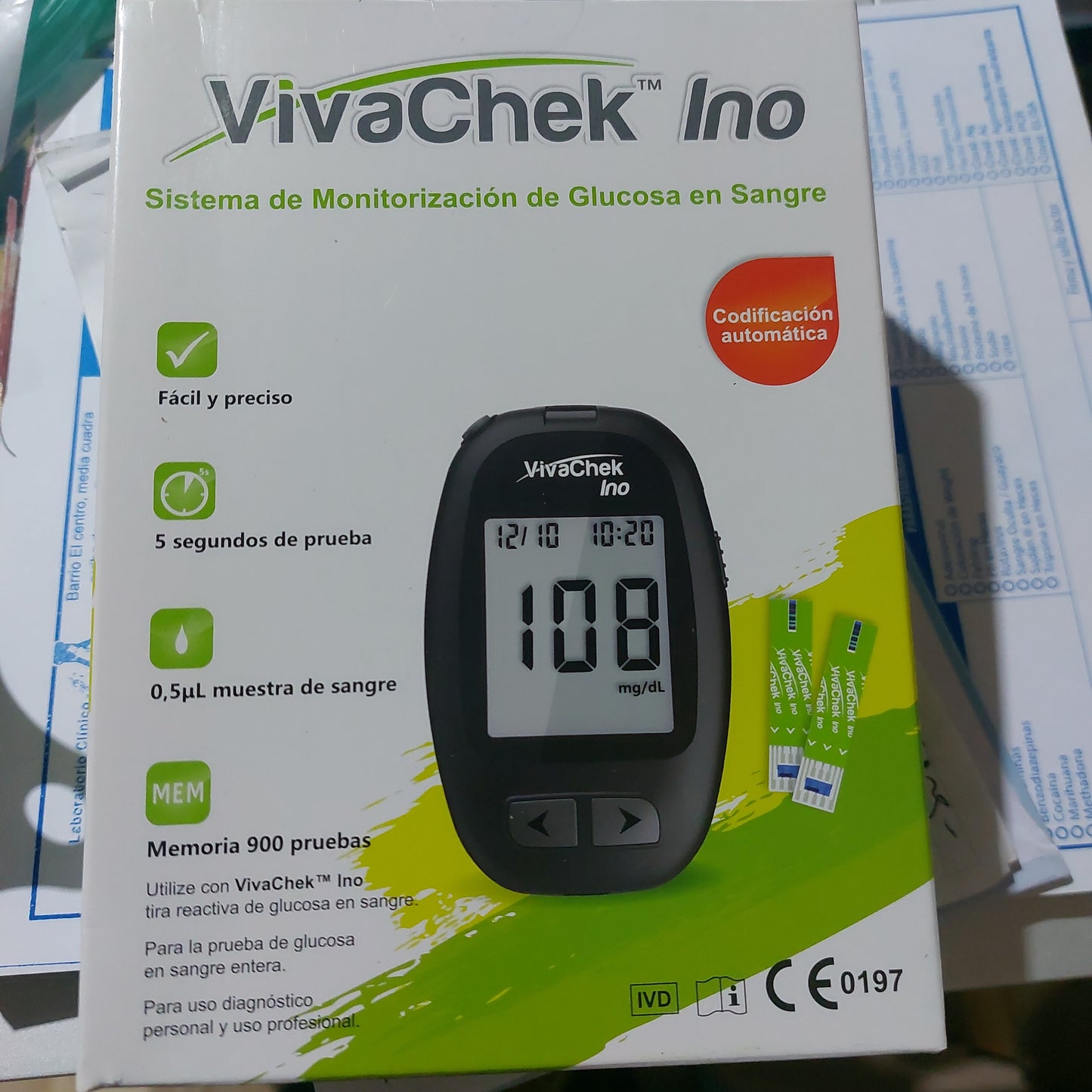 VIVACHEK GLUCOMETRO