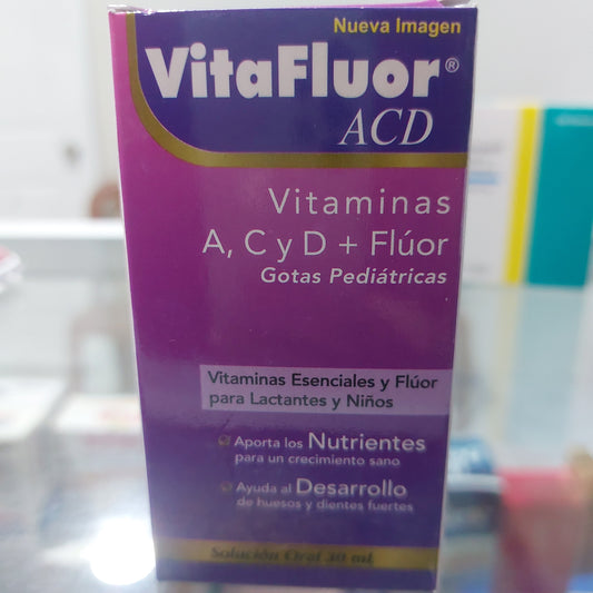 VITAFLUOR ACD GOTAS PEDIATRICAS 30 ML