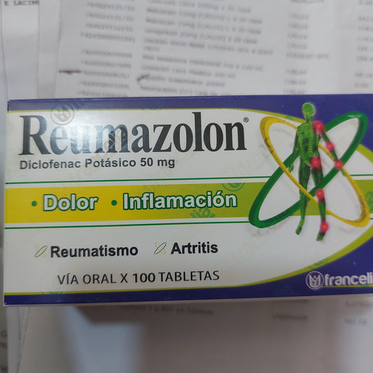 REUMAZOLON CAJA X 100 TABLETAS SOLFARMA