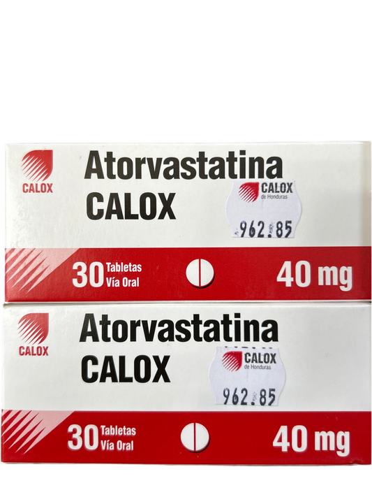 ATORVASTATINA CALOX 40 1+1
