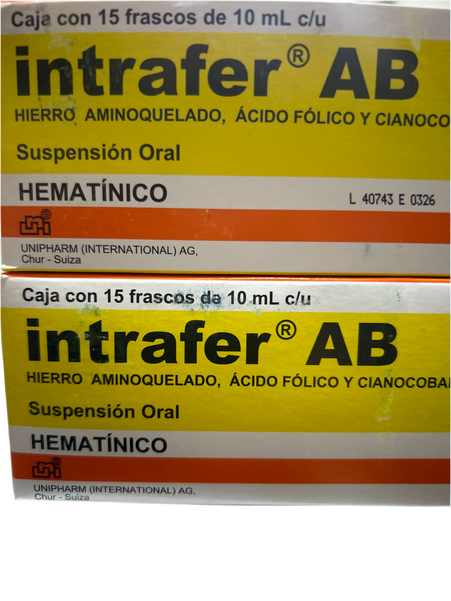 INTRAFER AB x 15 frascos