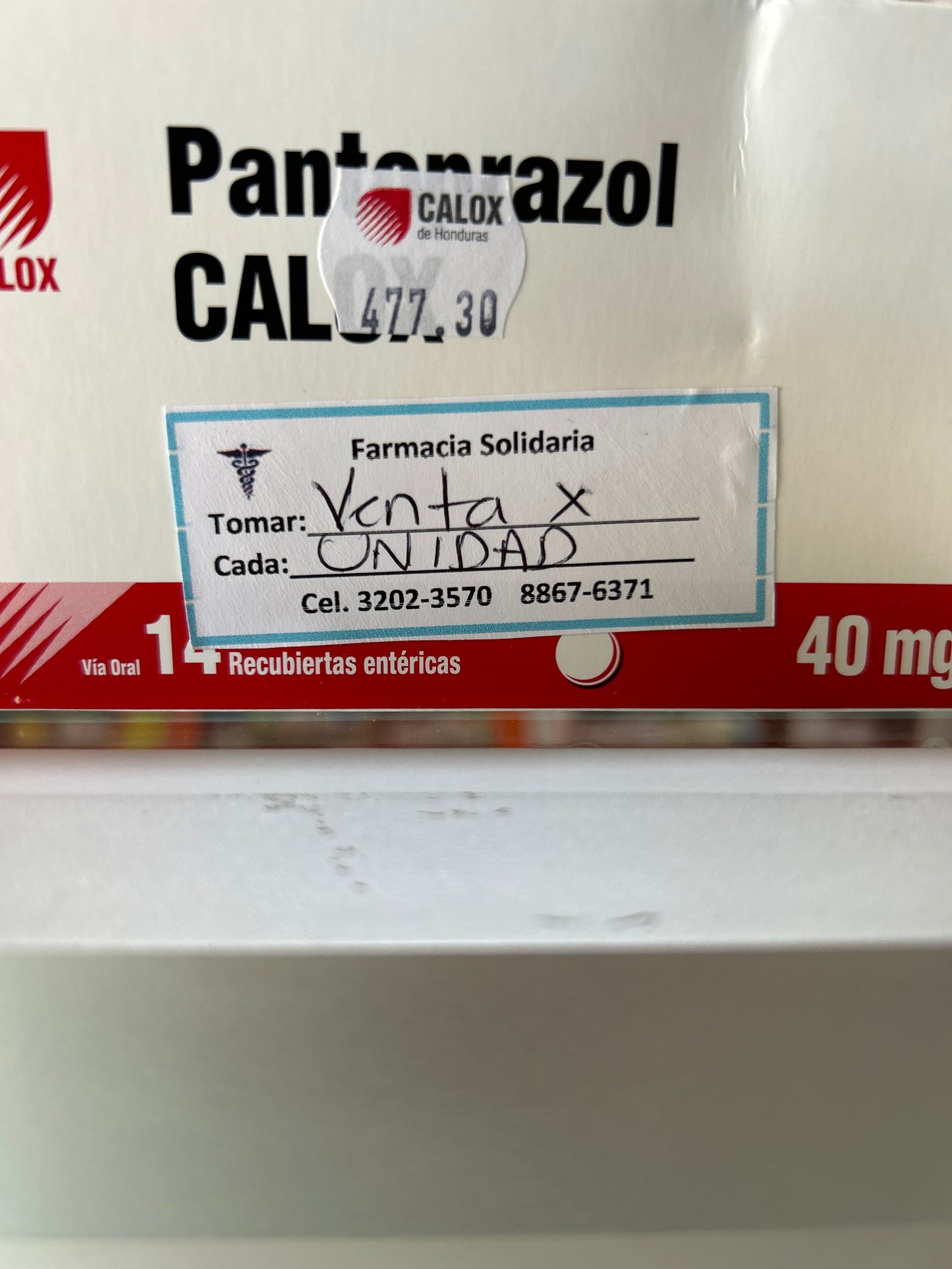 PANTOPRAZOL CALOX * 1 UNI