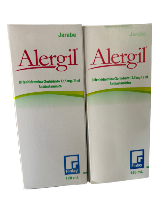 ALERGIL JARABE 120ML 12.5MG/5ML SOLFARMA