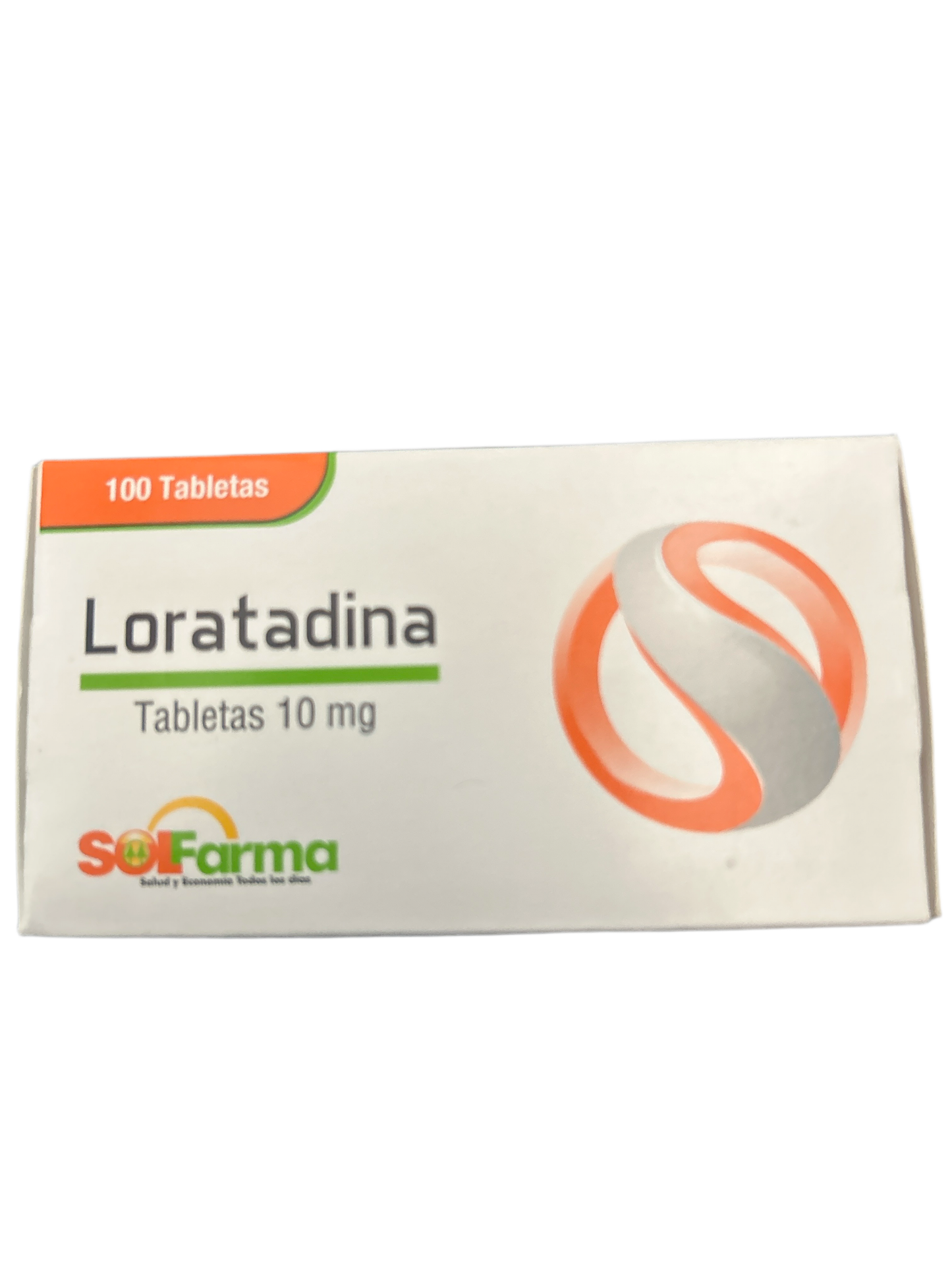 LORATADINA 10MG X 100 TABLETAS SOLFARMA