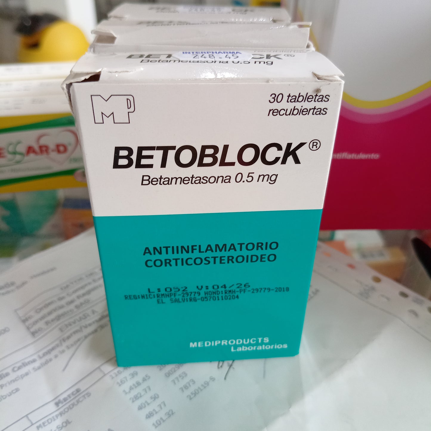 BETOBLOCK X 30 TABLETAS