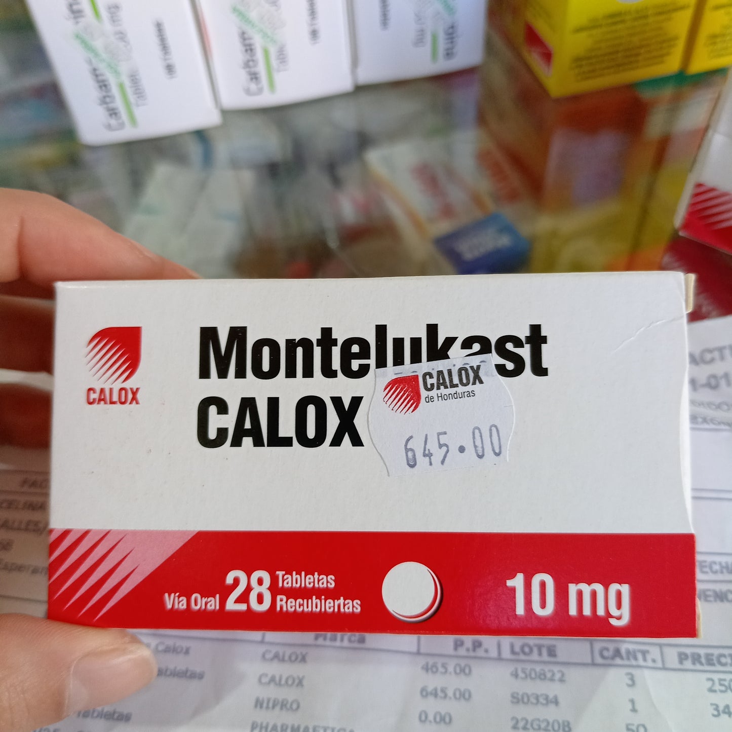 MONTELUKAST 10MG CALOX