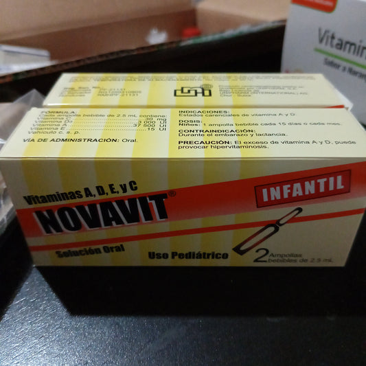 NOVAVIT INFANTIL X 2 AMPOLLAS BEBIBLES