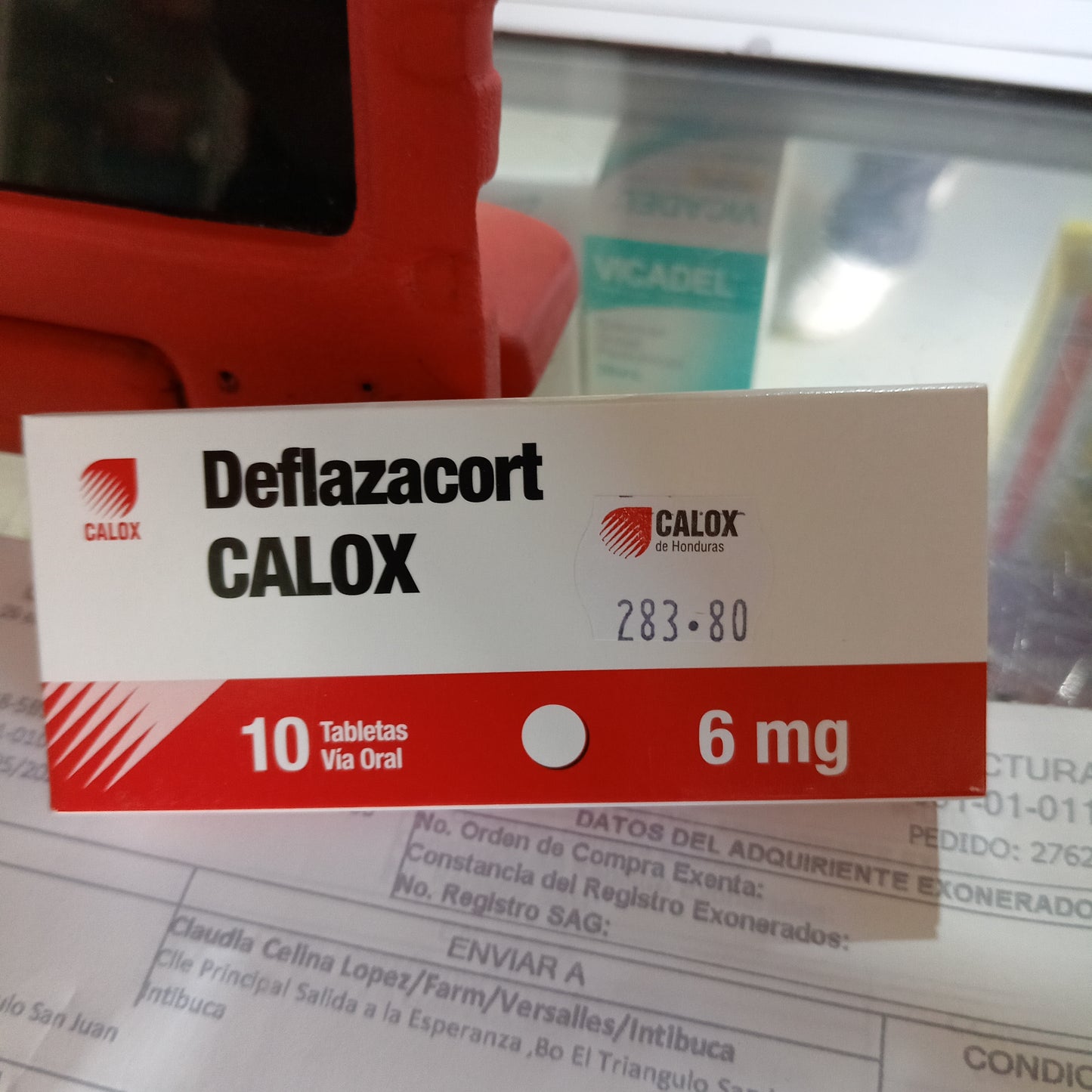 DEFLAZACORT 6MG CALOX