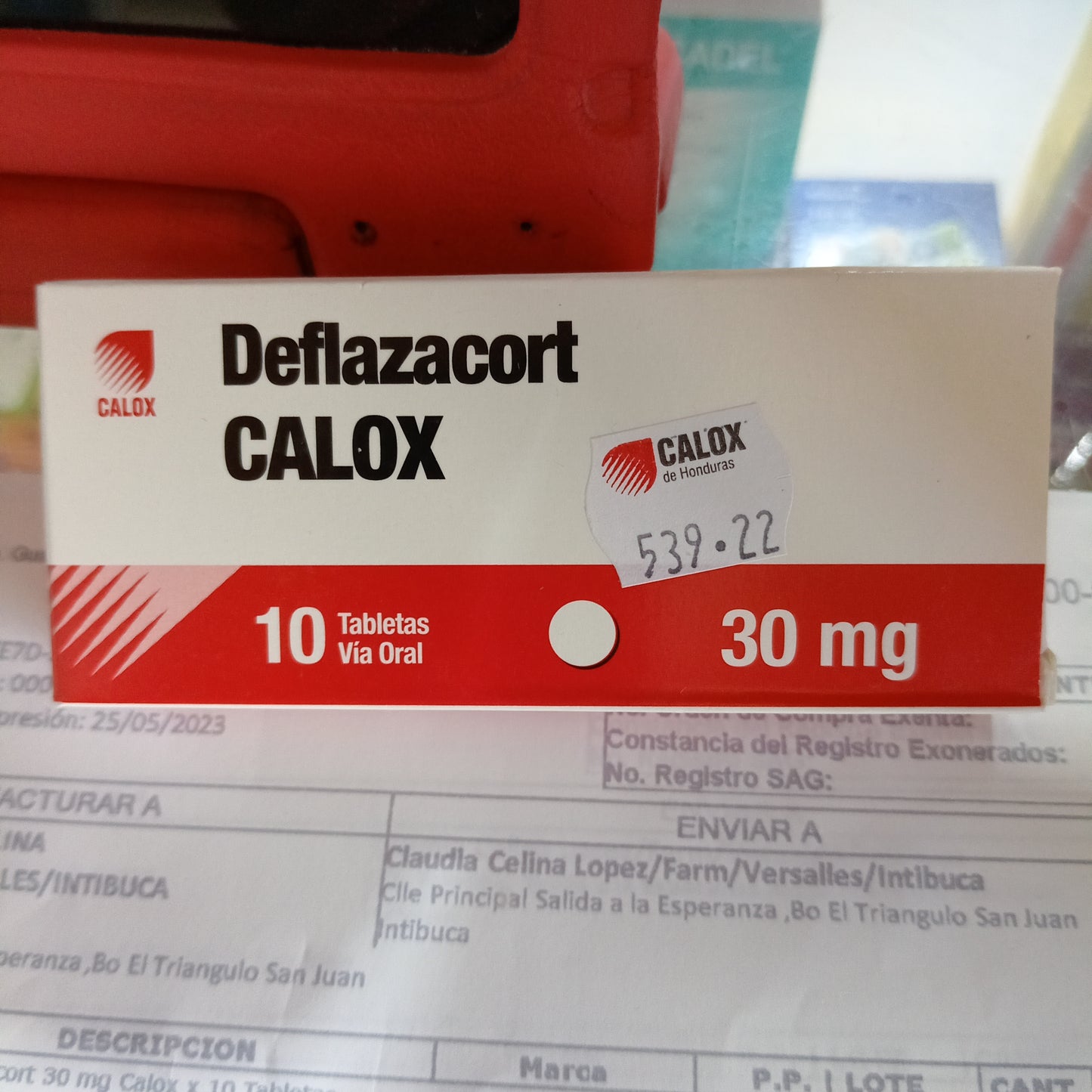 DEFLAZACORT 30MG CALOX