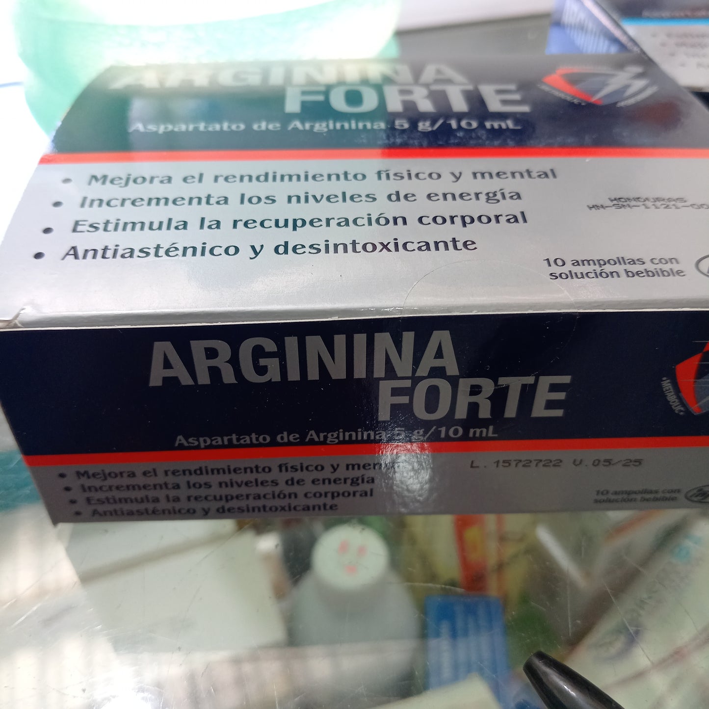 ARGININA FORTE ADULTO X 10 AMPOLLAS BEBIBLES