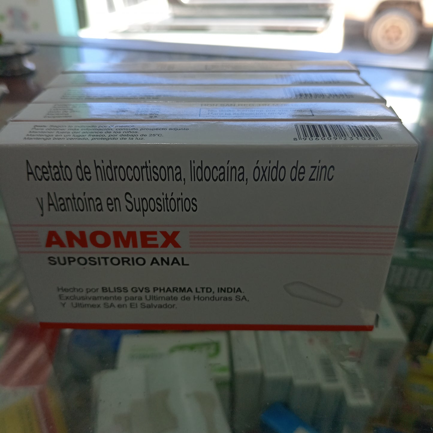 ANOMEX SUPOSITORIOS