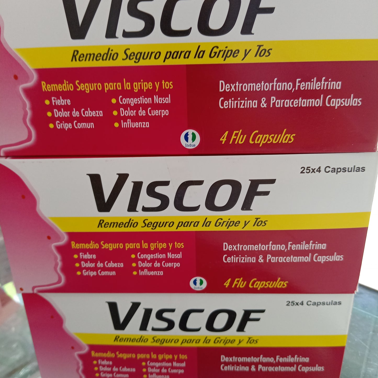 VISCOF CAP 25 SOBRES X 4
