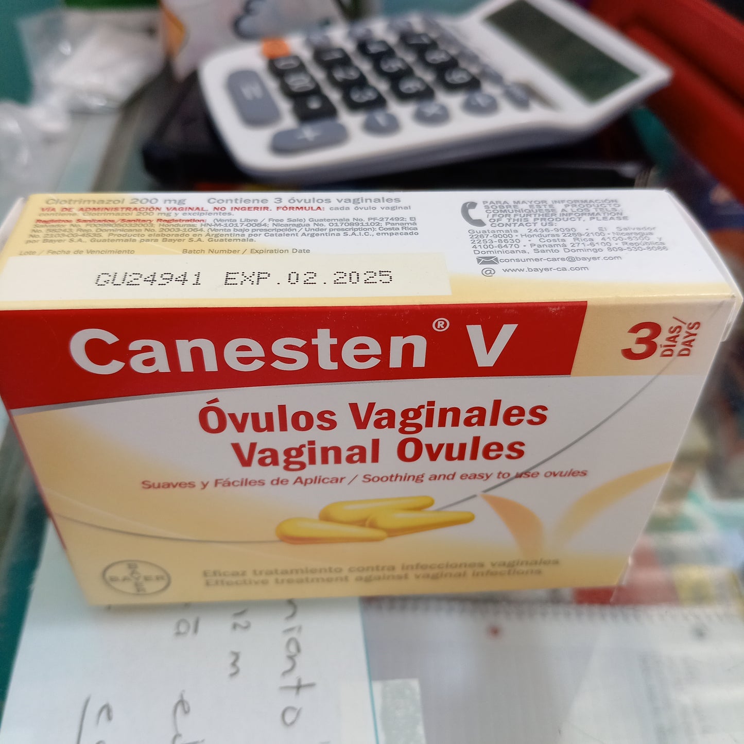 CANESTEN V 3 OVULOS