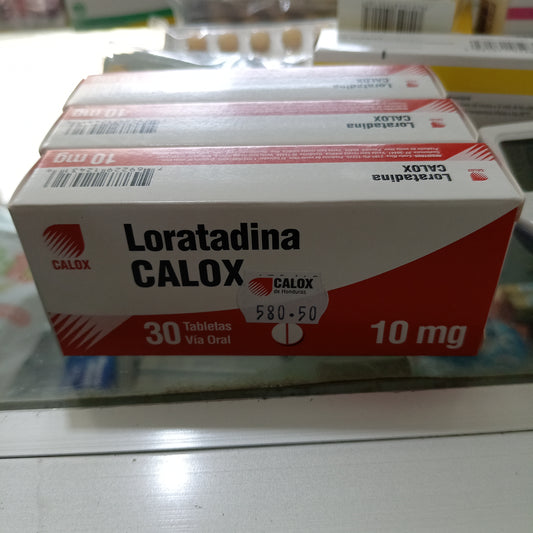 LORATADINA CALOX 10 MG