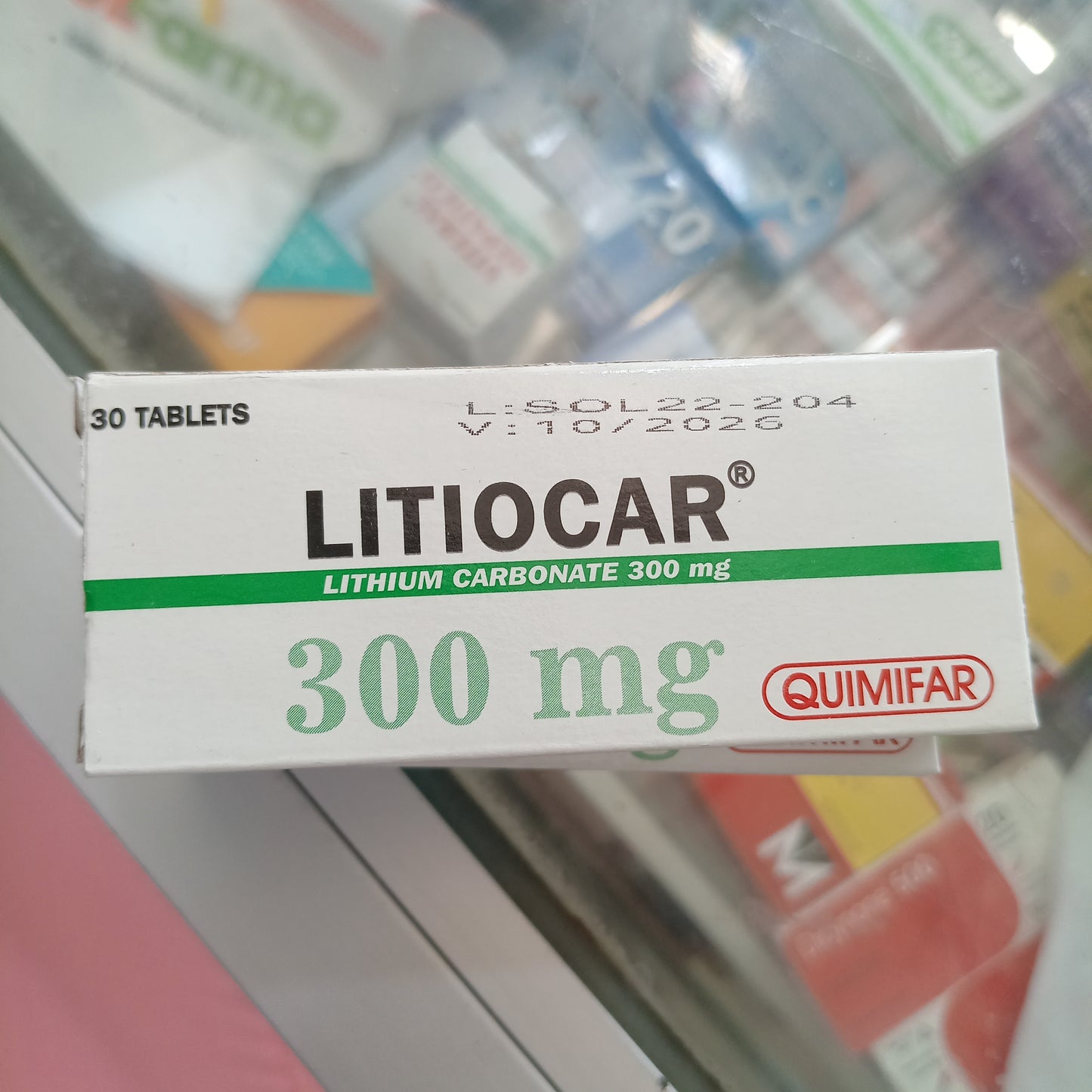 LITIOCAR 300 MG