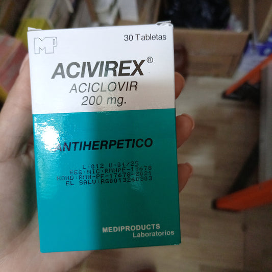 ACIVIREX 200mg TABLETA
