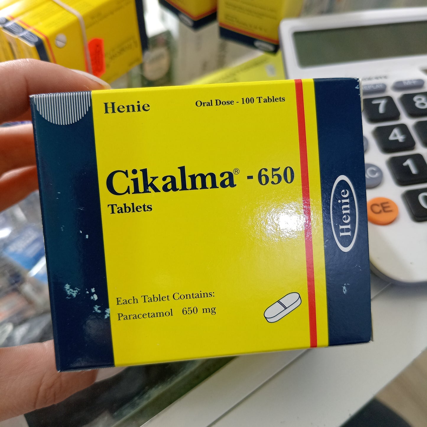 CIKALMA 650 MG X 100 TABLETAS