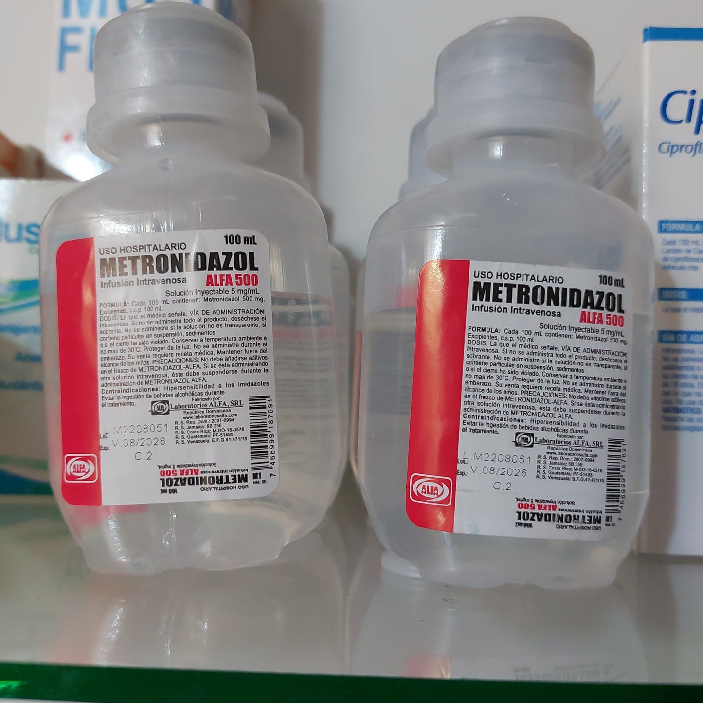 METRONIDAZOL ALFA I.V