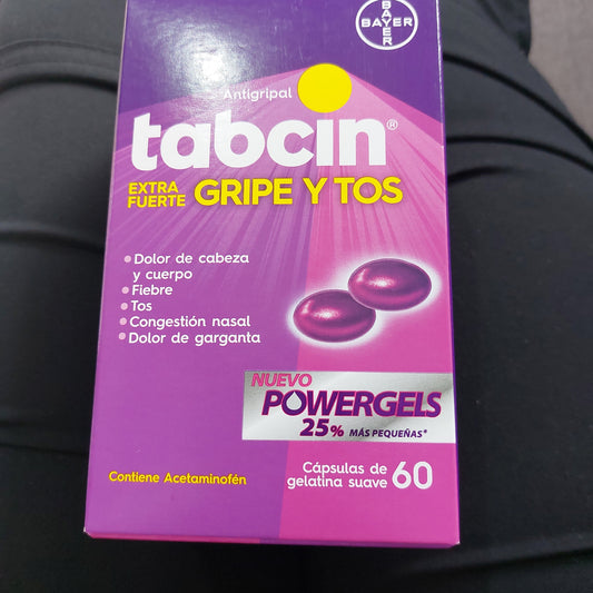 Tabcin EF gripe y tos extra fuerte