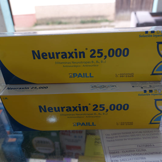 NEURAXIN SOL 25 000 I.M