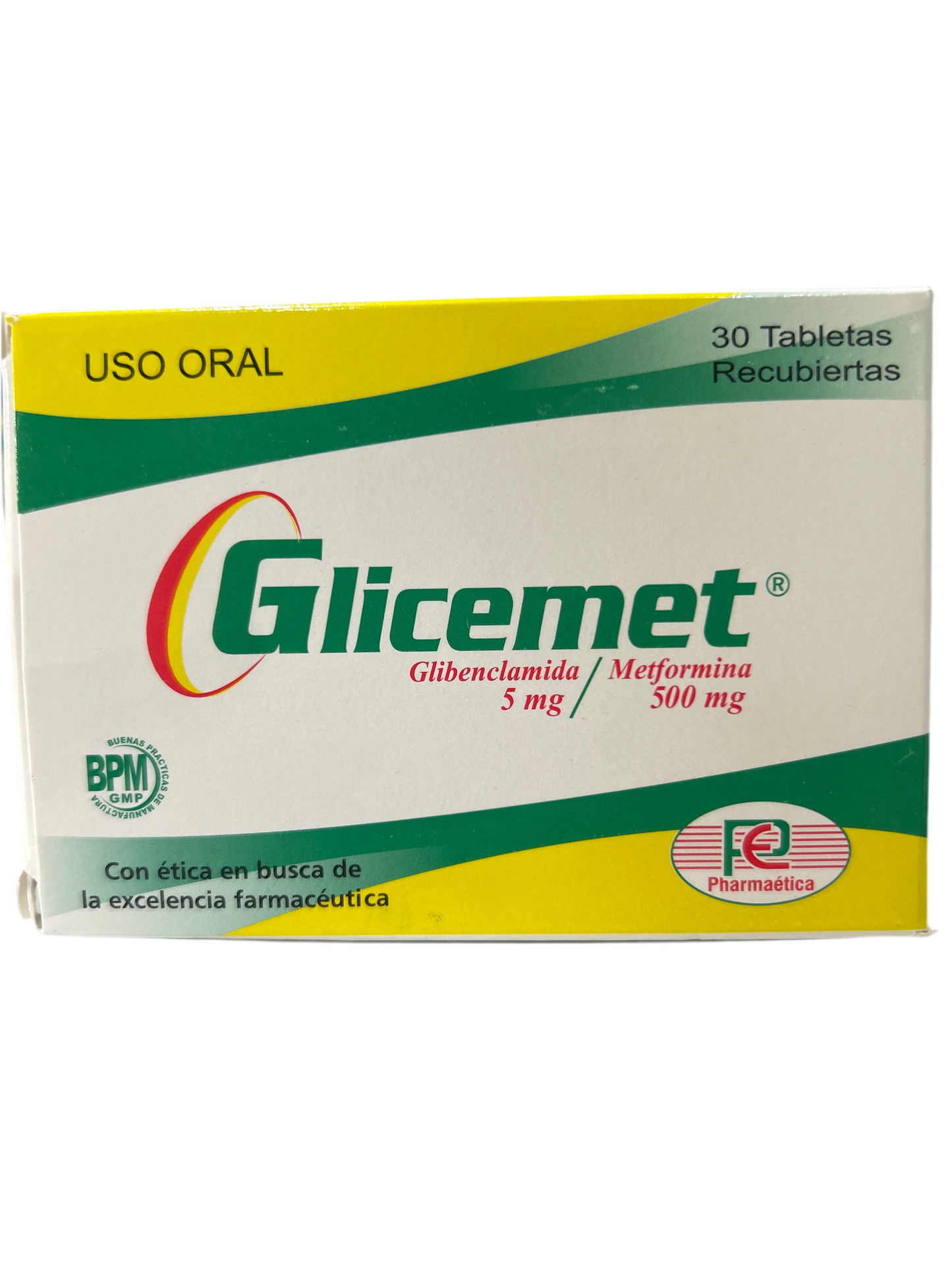 GLICEMET 5MG/ 500MG SOLFARMA