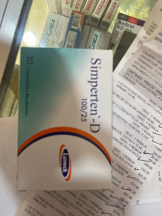 Simperten D 100/25 mg