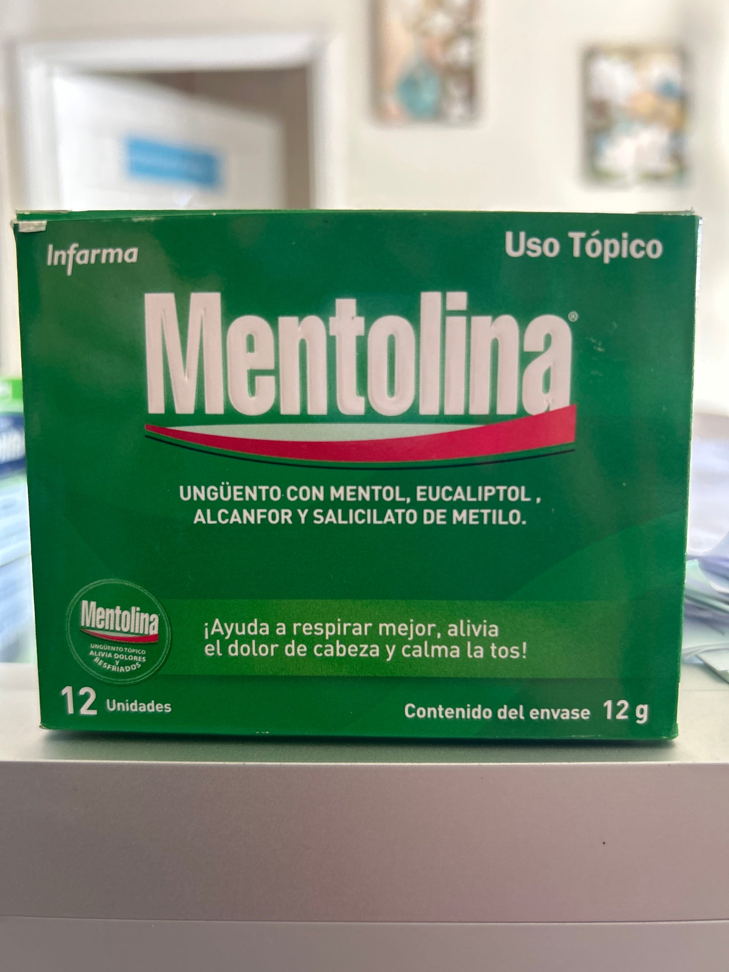 MENTOLINA 3 GRAMOS VERDE