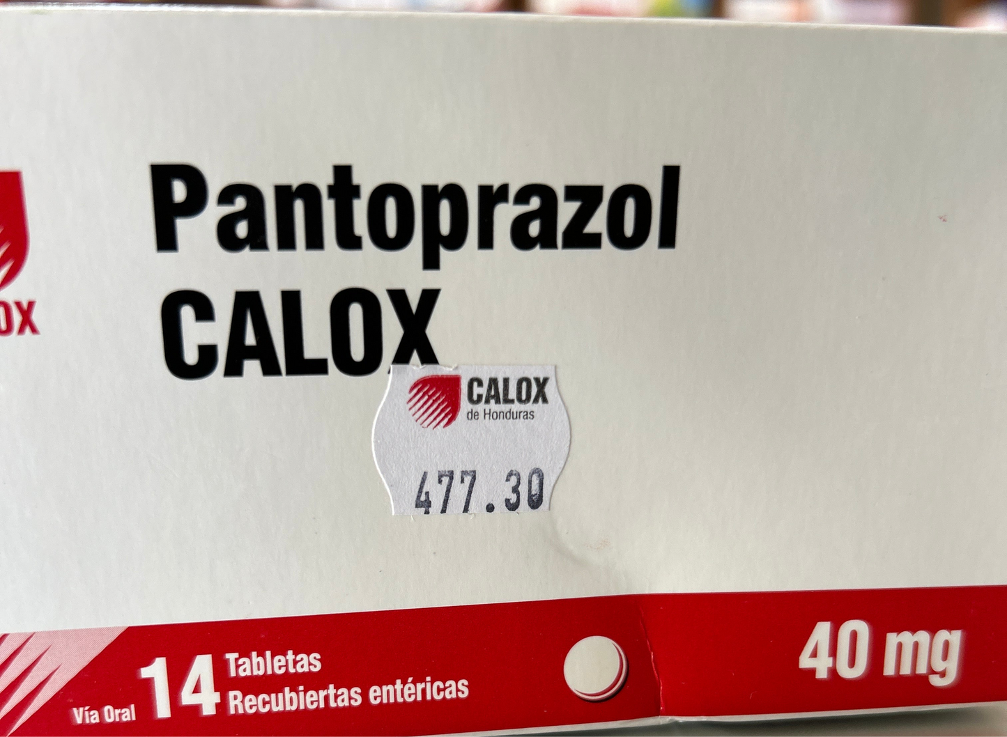 PANTOPRAZOL  DÚO PAC 40 MG CALOX