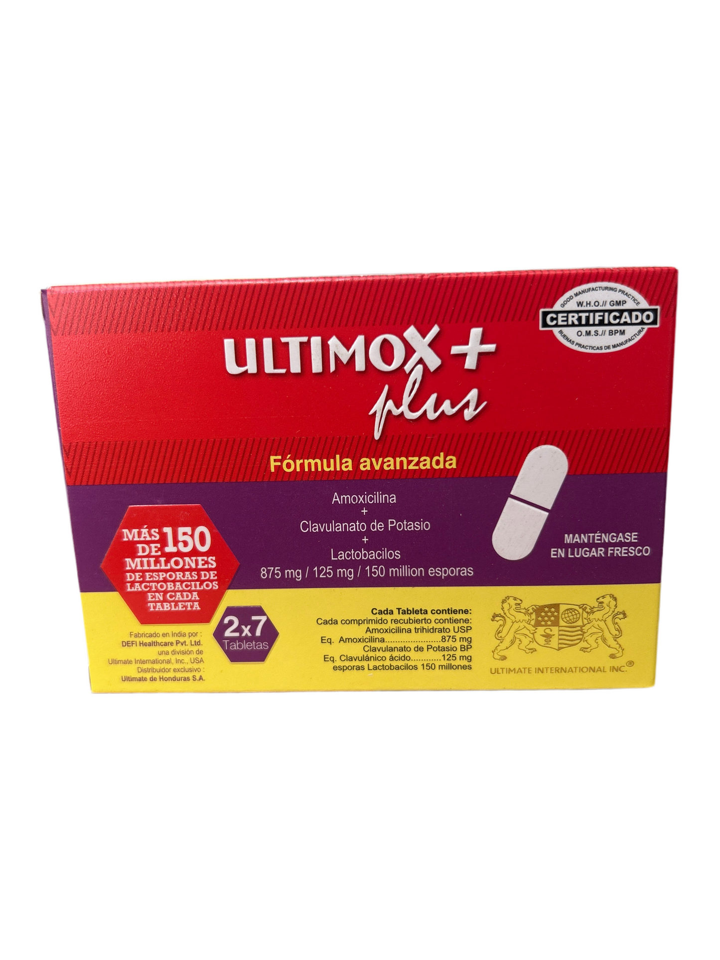ULTIMOX PLUS X 14 TABLETAS