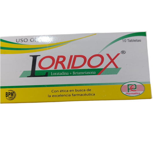 LORIDOX X 10 TABLETAS