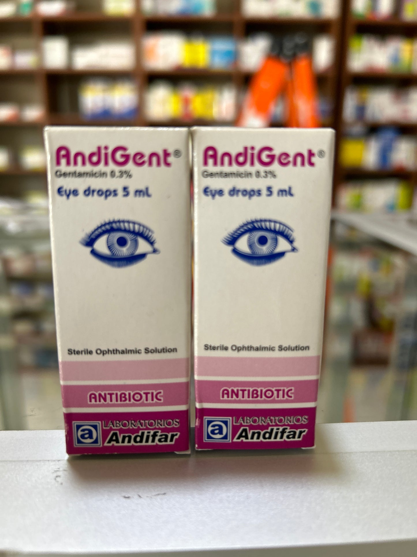 Andigent OFTALMICO