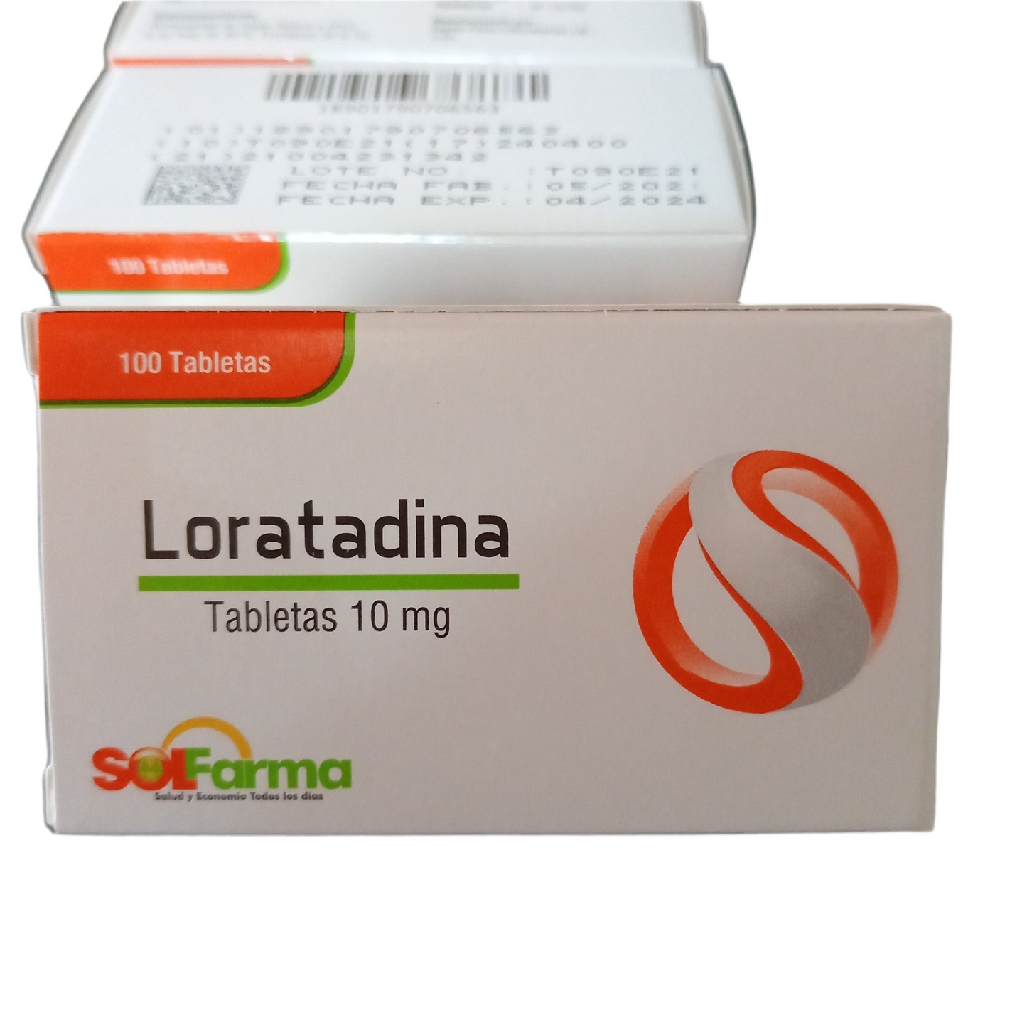LORATADINA 10MG X 100 TABLETAS SOLFARMA