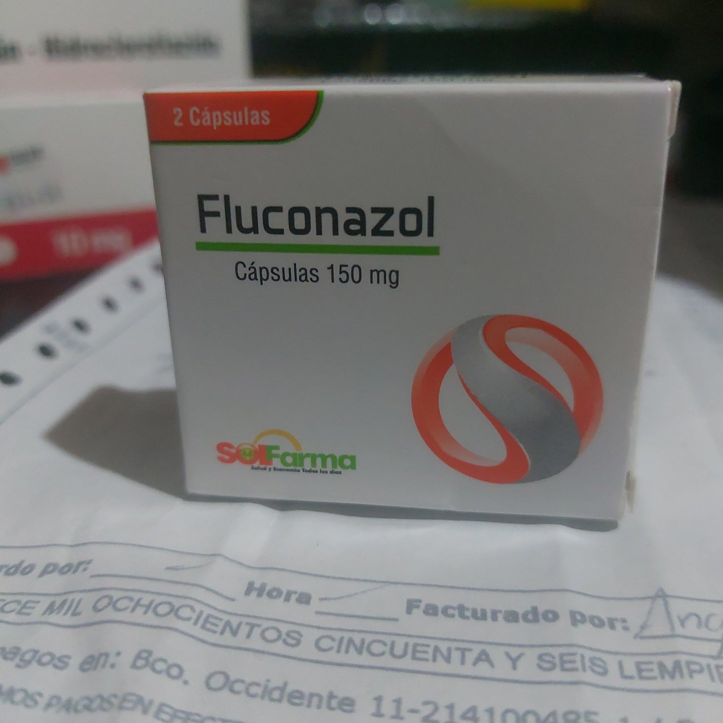 FLUCONAZOL  150 MG 2 CAPSULAS SOLFARMA