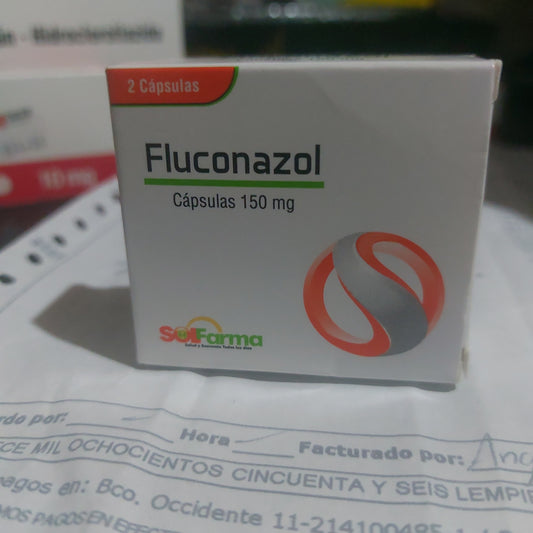 FLUCONAZOL  150 MG 2 CAPSULAS SOLFARMA