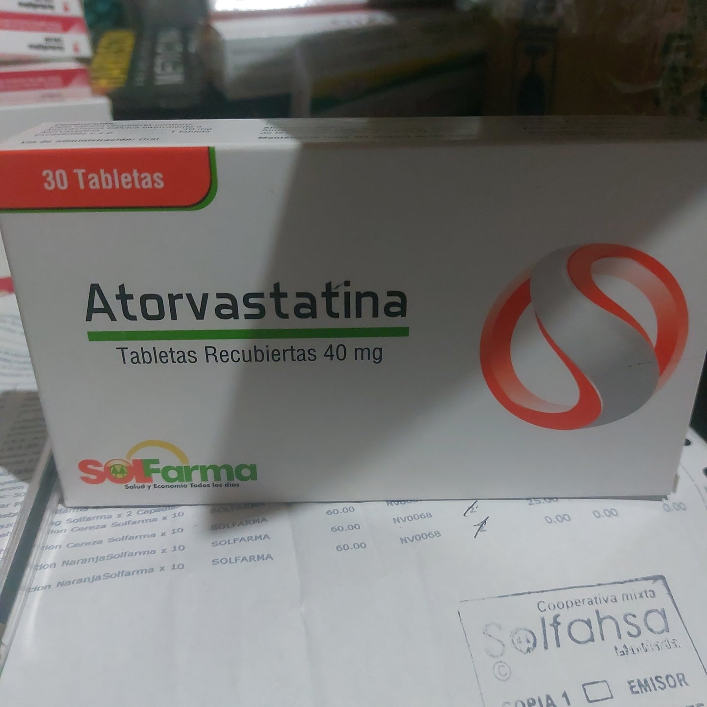 ATORVASTATINA 40MG SOLFARMA