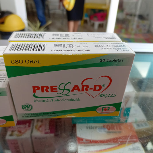 PRESSAR- D 300/ 12.5MG SOLFARMA