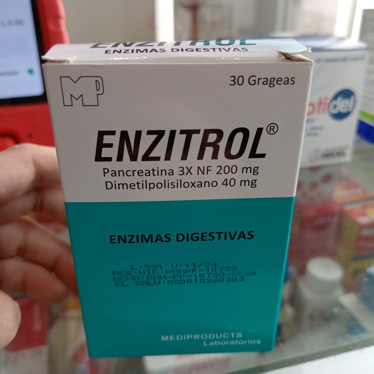 ENZITROL X 30 GRAGEAS