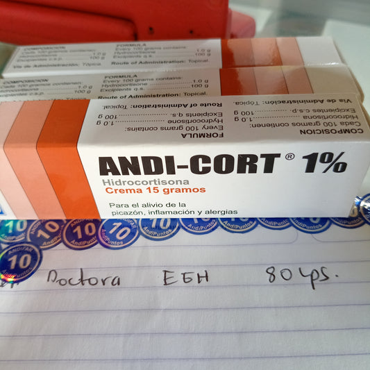 ANDI-CORT 1% ANDIFAR SOLFARMA
